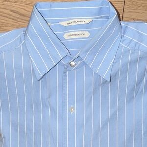 Suitsupply Light Blue Pinstripe Dress Shirt